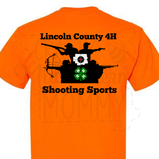 Lincoln County 4H Shooting Sports Shirt - Safety Green