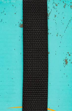 1 Inch Strapping - Black (6 Yards)