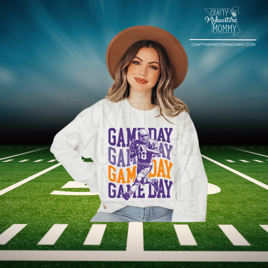 Game Day Football Adult Graphic Tee