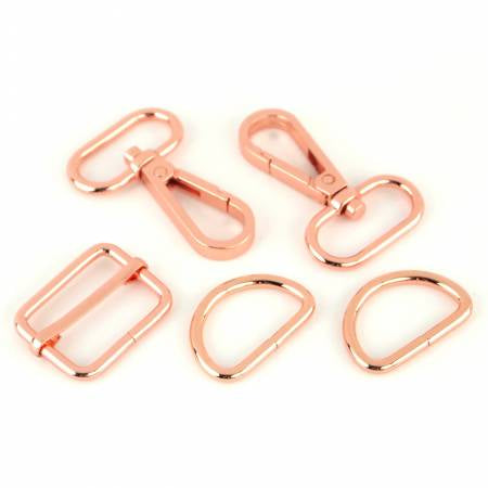 Basic Hardware Set Level 3 1in Rose Gold