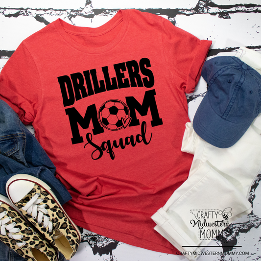 Drillers Mom Squad Adult Graphic Shirt