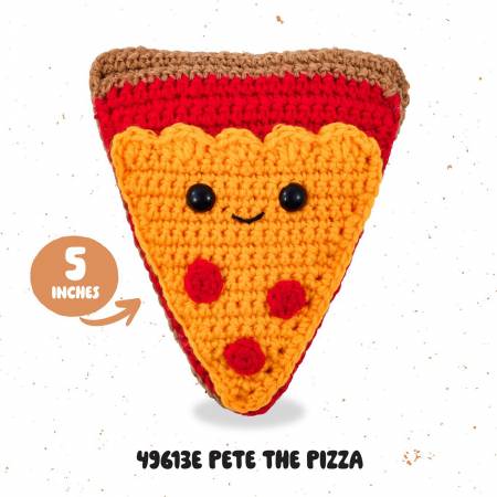 Bucilla Amigurumi Kit 5in Pete the Pizza