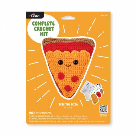 Bucilla Amigurumi Kit 5in Pete the Pizza