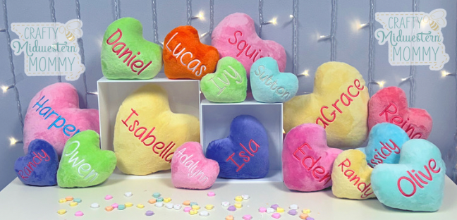 Personalized Heart Stuffie