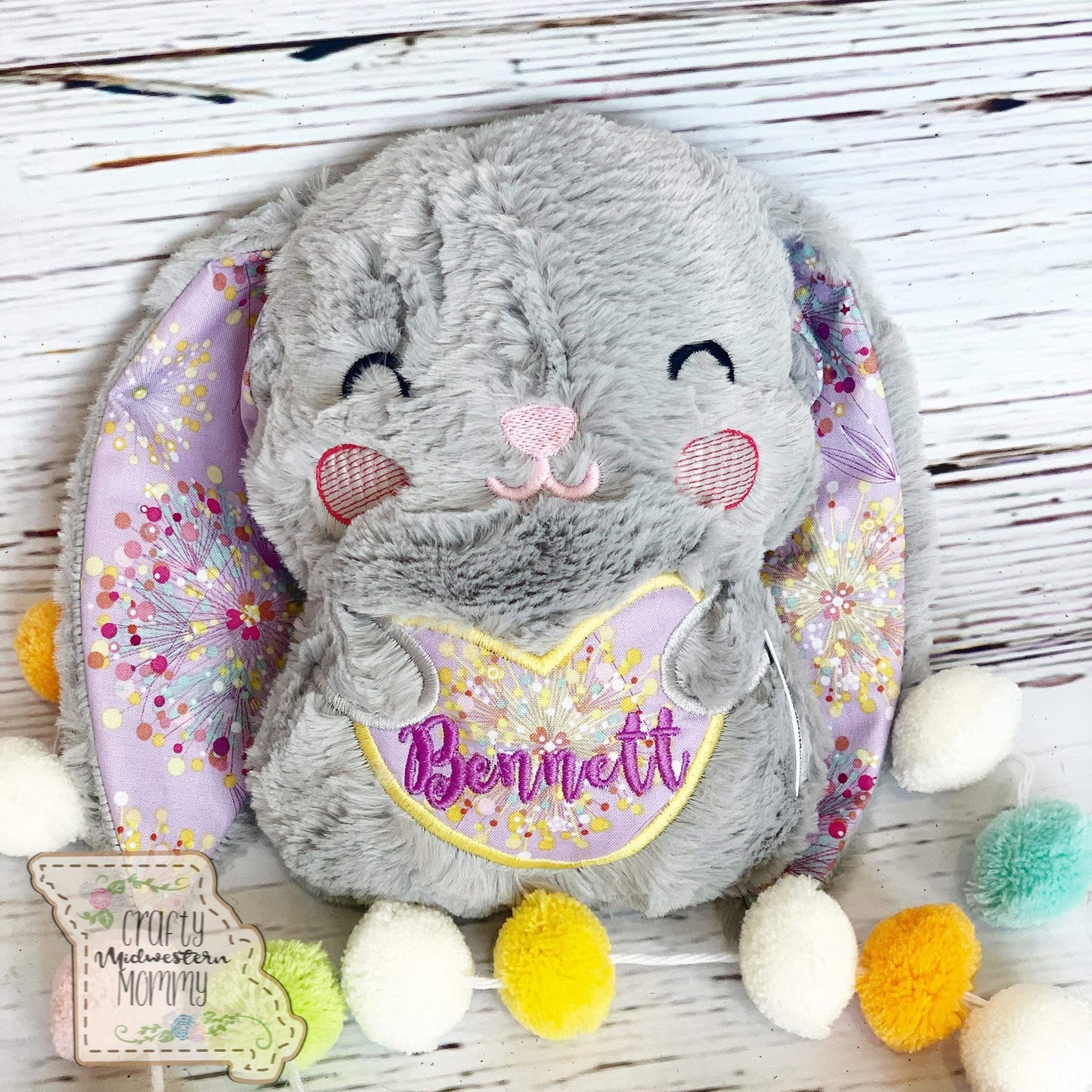 Personalized Floppy Ear Bunny Stuffie