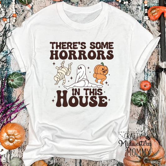 There's Some Horrors In This House Adult Graphic Tee