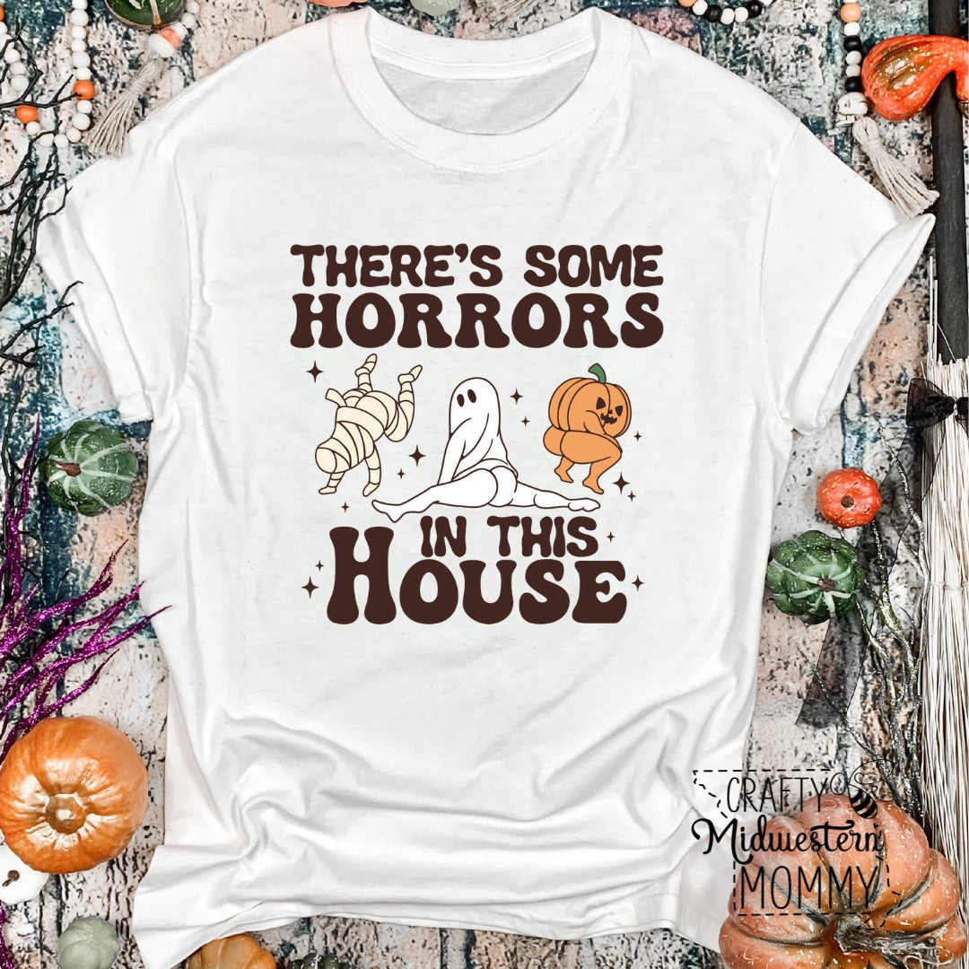 There's Some Horrors In This House Adult Graphic Tee