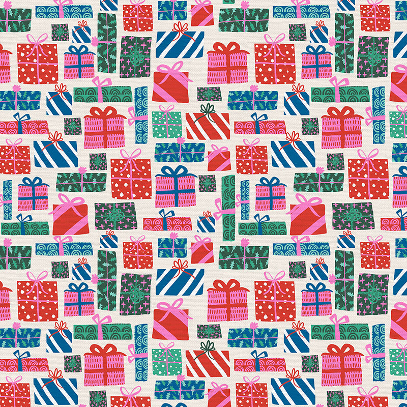 Paintbrush Studio Flamingo Christmas Presents Blue