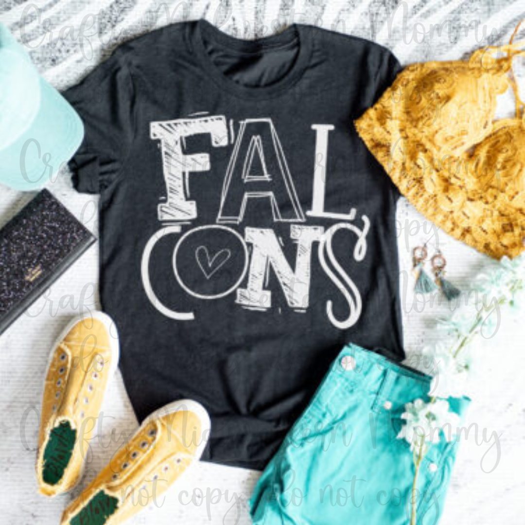 Falcons Mascot Tee