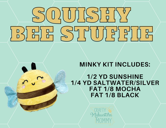 Squishy Bee Minky Kit