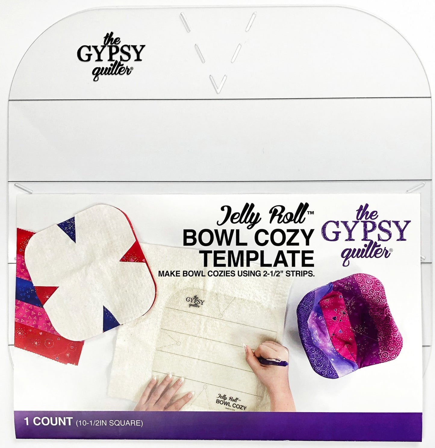 Jelly Roll Bowl Cozy Template Tool