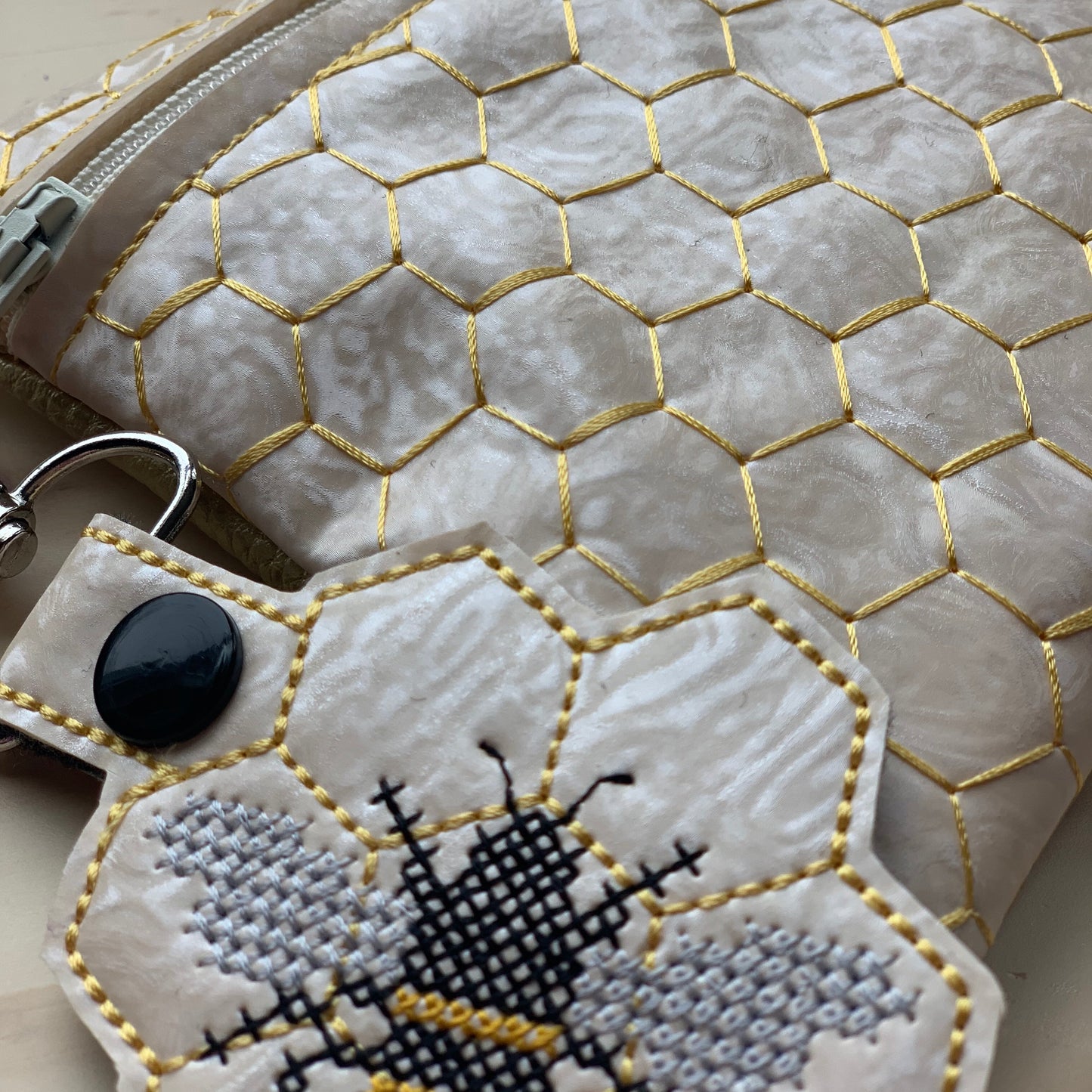 Honeycomb Zipper Bag