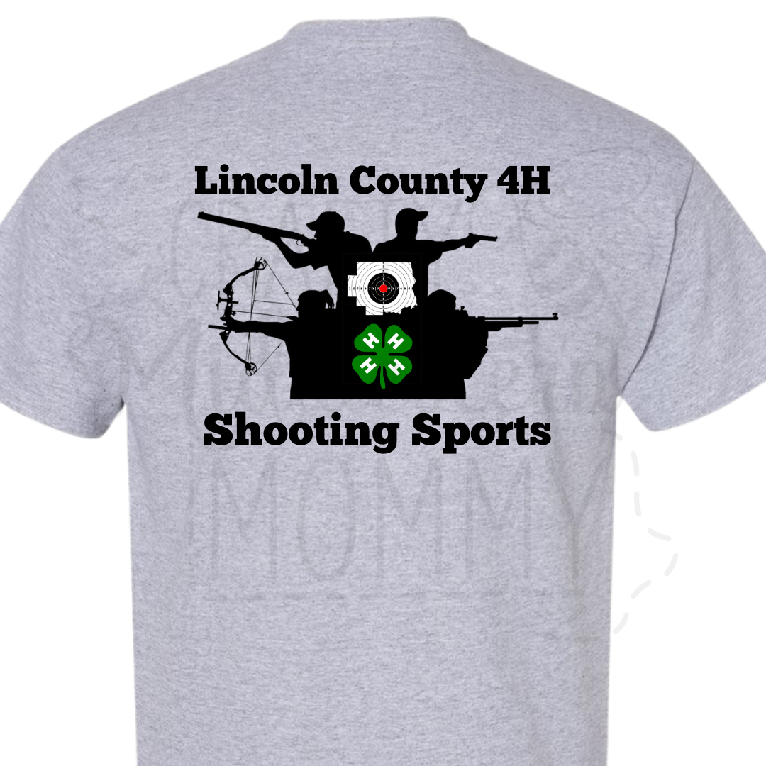 Lincoln County 4H Shooting Sports Shirt - Sport Grey