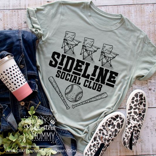 Sideline Social Club Adult Graphic Tee