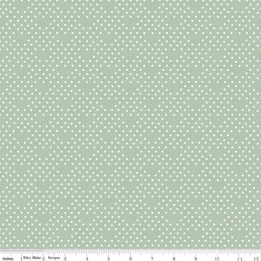 Riley Blake BloomBerry Dots Mint
