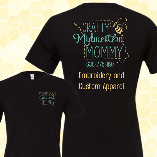 Crafty Midwestern Mommy Short Sleeve Tee