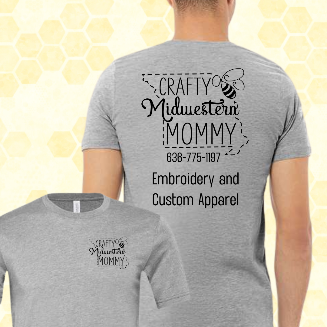 Crafty Midwestern Mommy Short Sleeve Tee