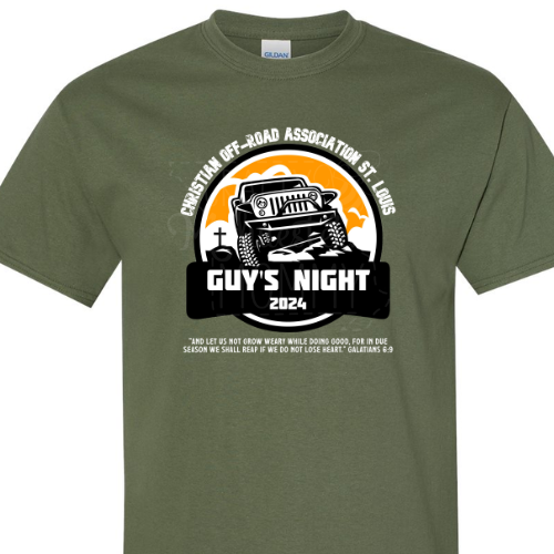 CORA-STL Guy's Night T-Shirt - 2024