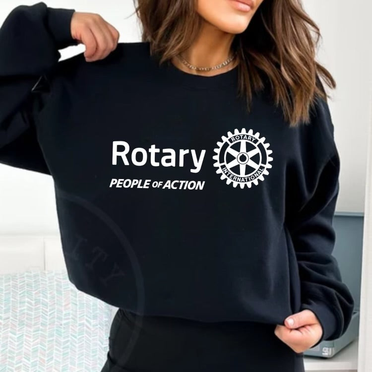 Troy Rotary Club Shirt - White Logo