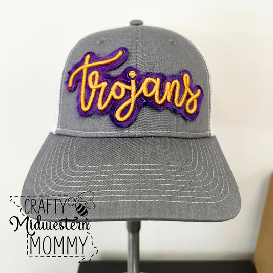 Trojans Patch Snapback Hat