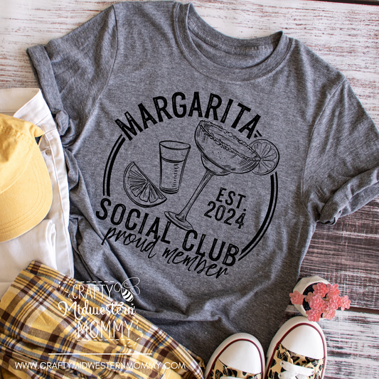 Margarita Social Club Adult Graphic Tee