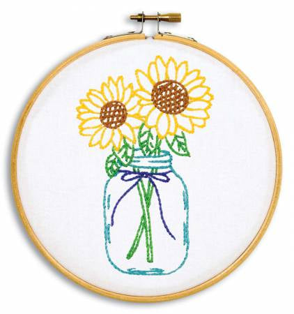 Sunflowers Embroidery Kit