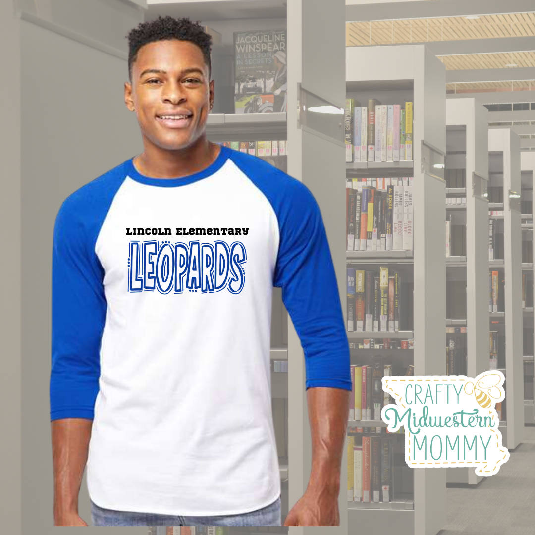 Lincoln Leopards Adult Raglan