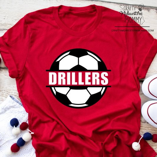 Split Soccer Ball Team Shirt