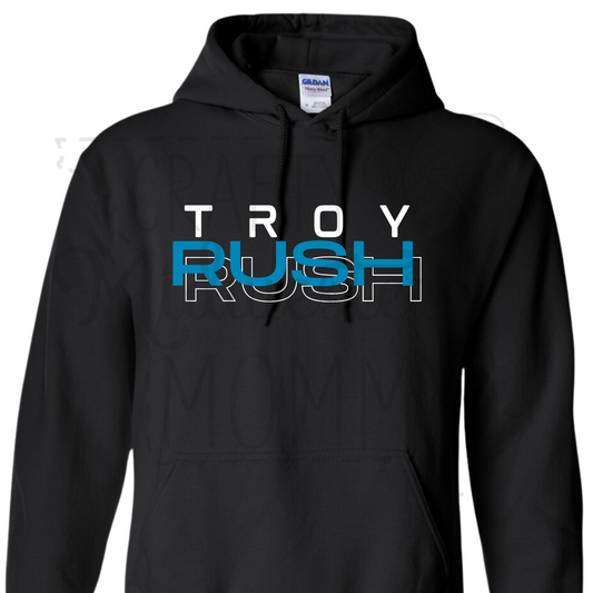 Troy Rush Soccer Hooded Sweatshirt - Black