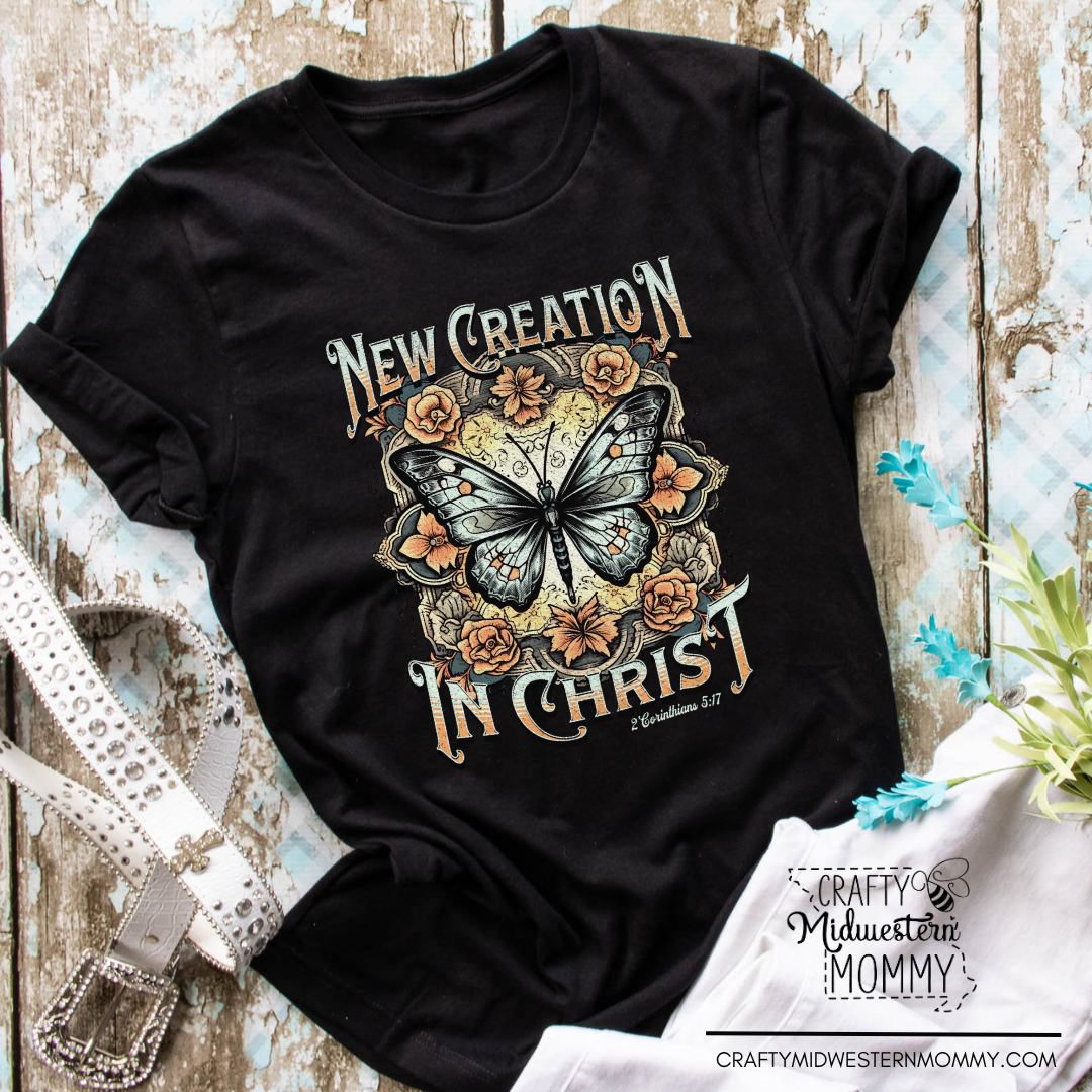 New Creation In Christ Vintage Adult Graphic Tee