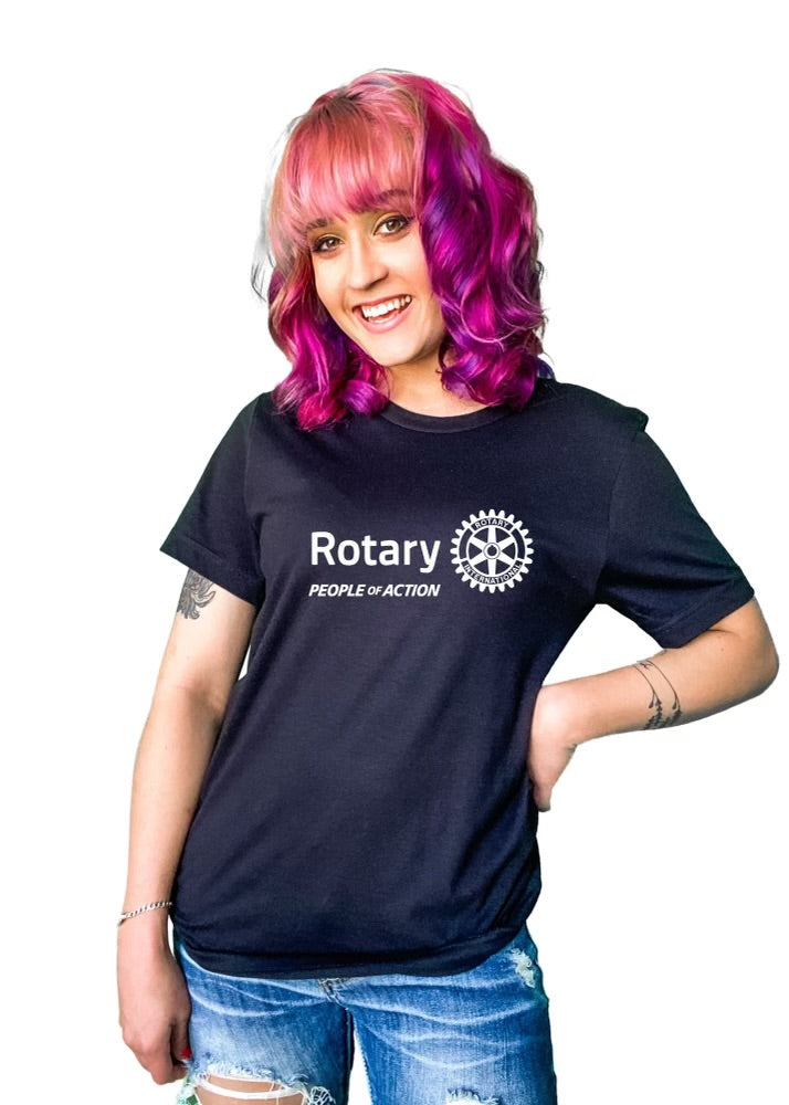 Troy Rotary Club Shirt - White Logo