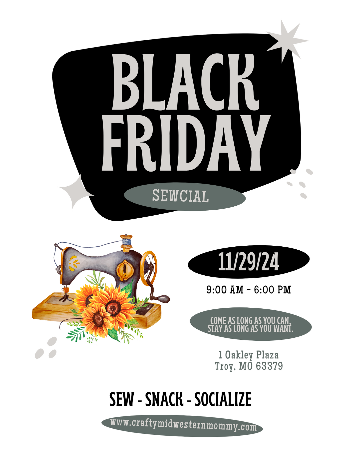 Black Friday Sewcial