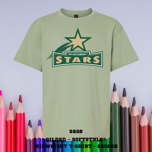 Troy South Elementary Color Logo T-Shirt