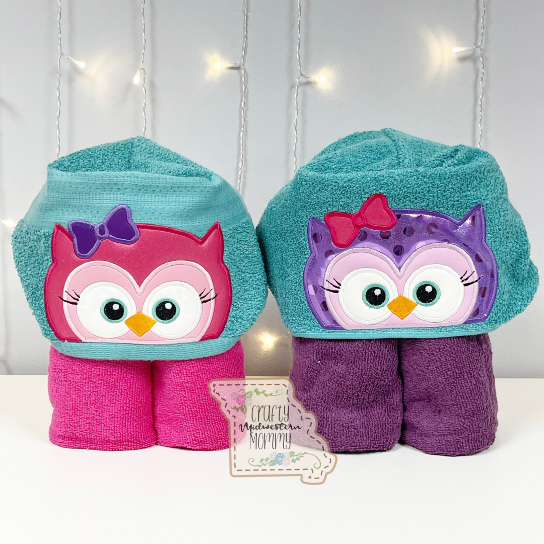 Owl Hooded Towel