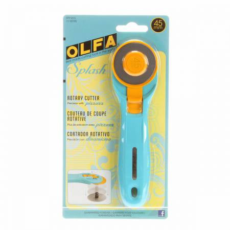 Splash Rotary Cutter 45mm Aqua