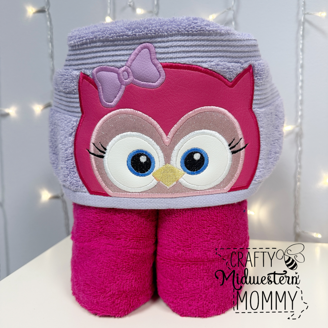 Owl Hooded Towel