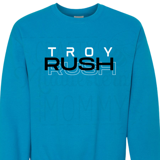 Troy Rush Soccer Crewneck Sweatshirt - Sapphire