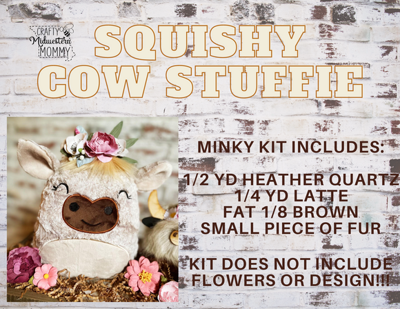 Squishy Cow Minky Kit