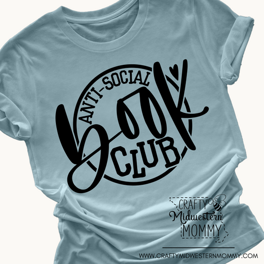 Anti-Social Book Club Adult Graphic Tee