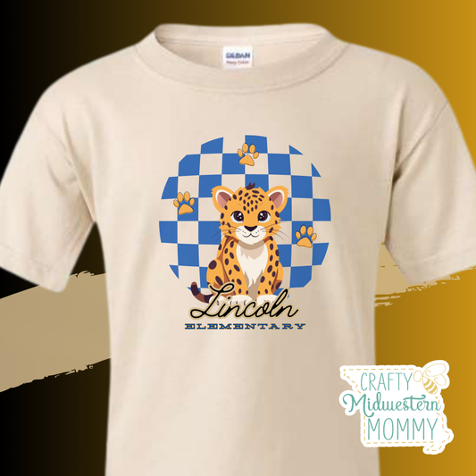 Lincoln Leopards Retro T-Shirt