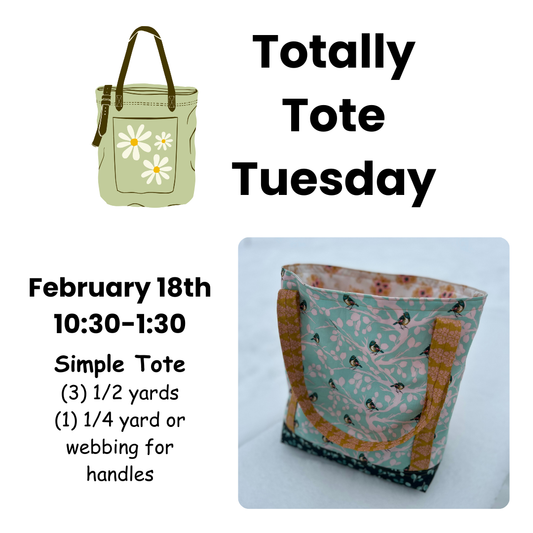 Totally Tote Tuesday- February 18th