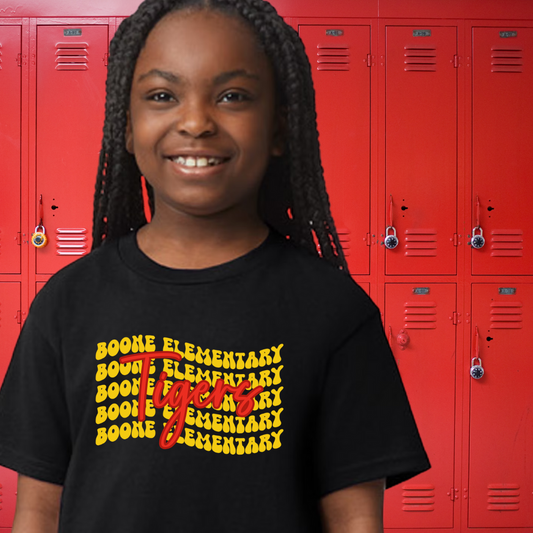 Boone Elementary Tigers Wave T-Shirt