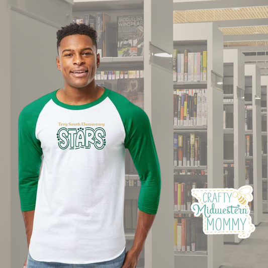 Troy South Stars Adult Raglan