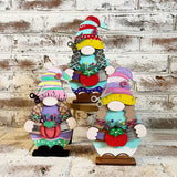 Unfinished Sewing Girl Gnome DIY Kit