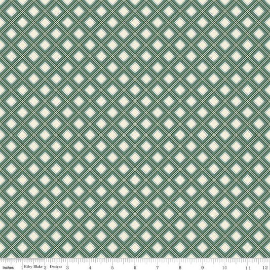 Riley Blake Yuletide Forest Plaid Sage