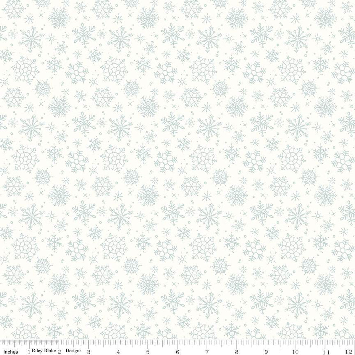 Riley Blake Magical Winterland Snowflake Snow