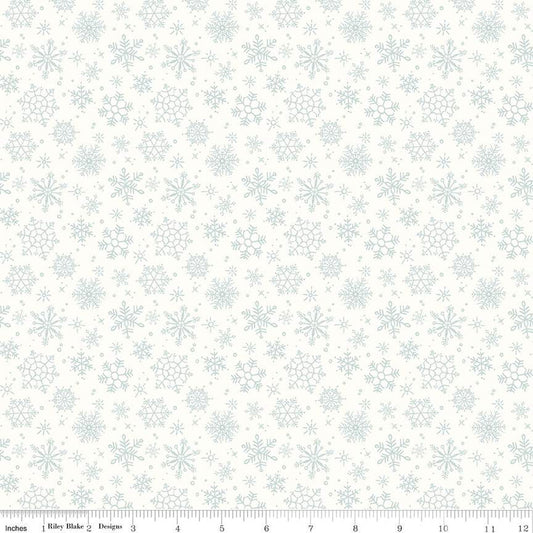 Riley Blake Magical Winterland Snowflake Snow