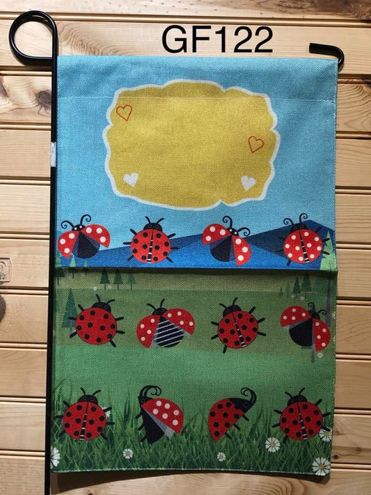 Grandma's Love Bugs Garden Flag