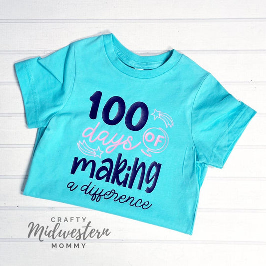 100 Days of Making a Difference Youth Tee