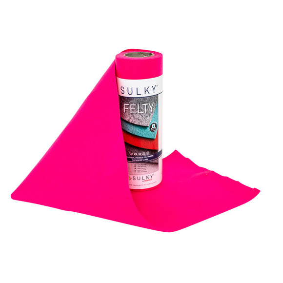 Sulky Felty Embroidery Felt - Neon Pink